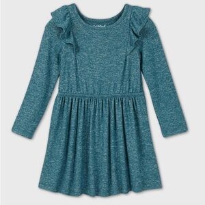 Toddler Girls' Cozy Long Sleeve Dress Cat & Jack 4T NEW